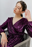 Purple Velvet Whisper Dress